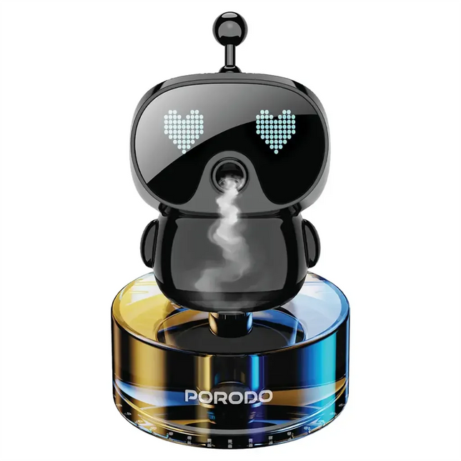 Porodo Lifestyle Robovibe Smart Car Aroma Diffuser Black