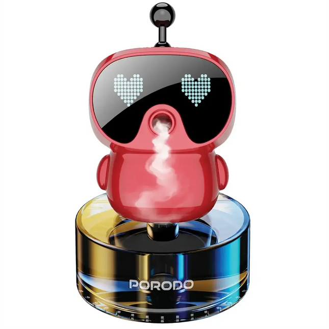 Porodo Lifestyle Robovibe Smart Car Aroma Diffuser Red