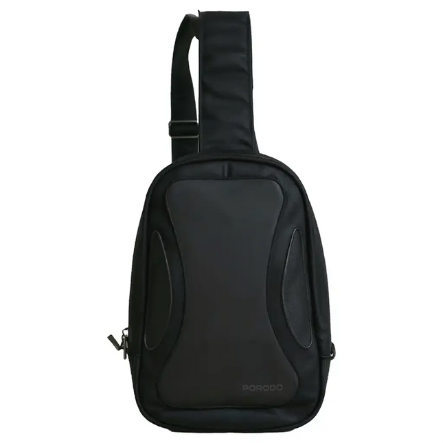 Porodo Lifestyle Shoulder Sling Bag Black