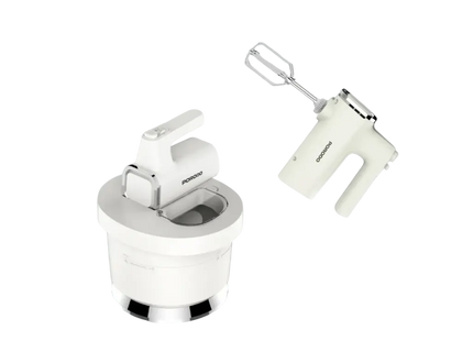 Porodo Lifestyle Spill-Proof Dual Mode Mixer White & Silver