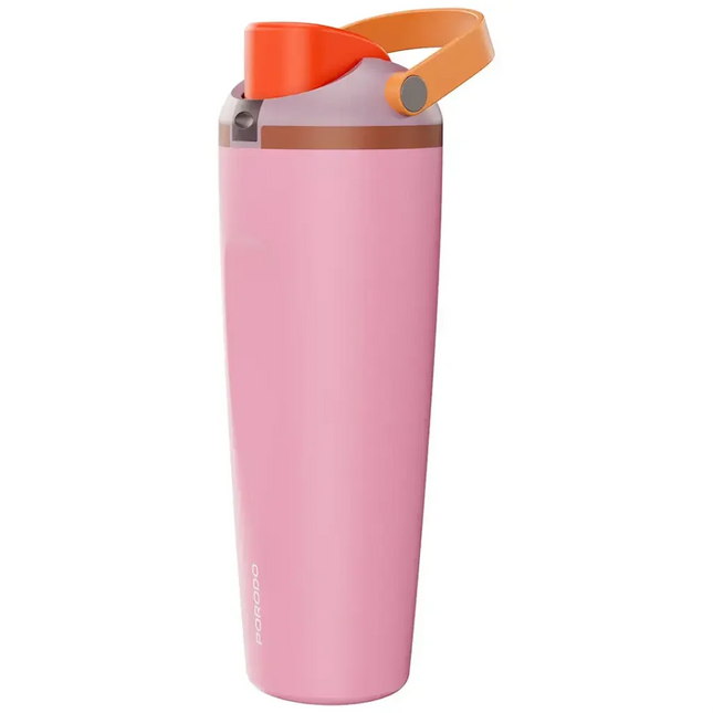 Porodo Lifestyle Stainless Steel Double Walled Bottle Pink