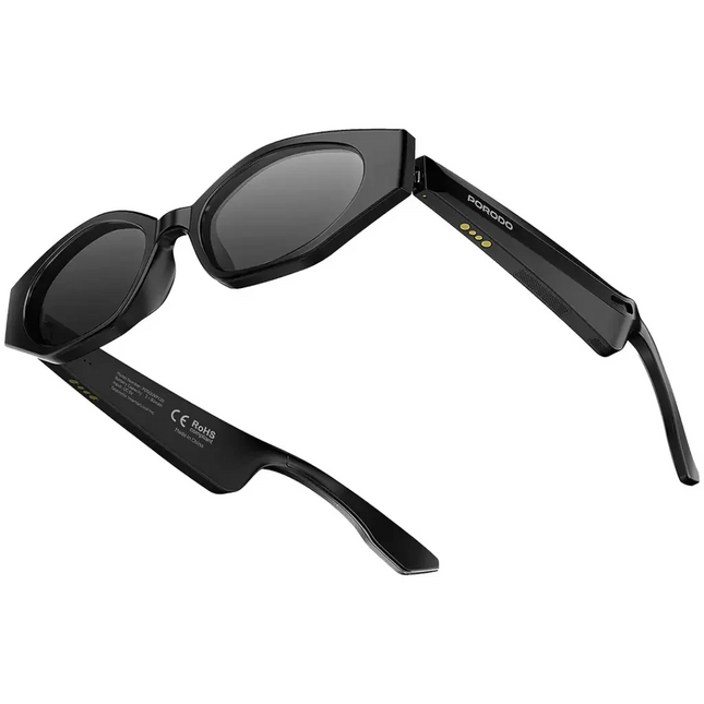 Porodo Lifestyle Tivora Audio Smart Sunglasses Black