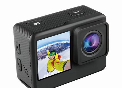 Porodo Lifestyle UHD Dual Display Action Camera Black