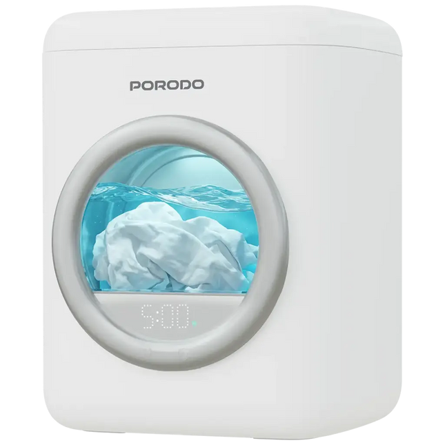 Porodo Lifestyle launder 1.7L Portable Mini Washing Machine White