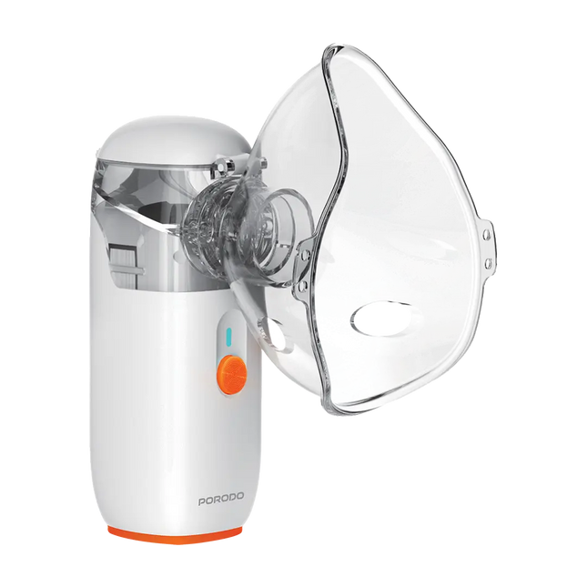 Porodo LiveOn Portable Nebulizer Rechargeable & Superfine Particles White