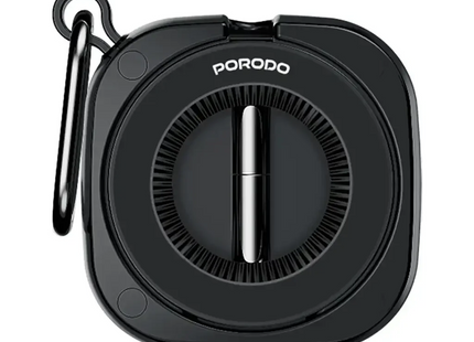 Porodo Loop Magnetic Phone Holder Adjustable Travel Mount Black