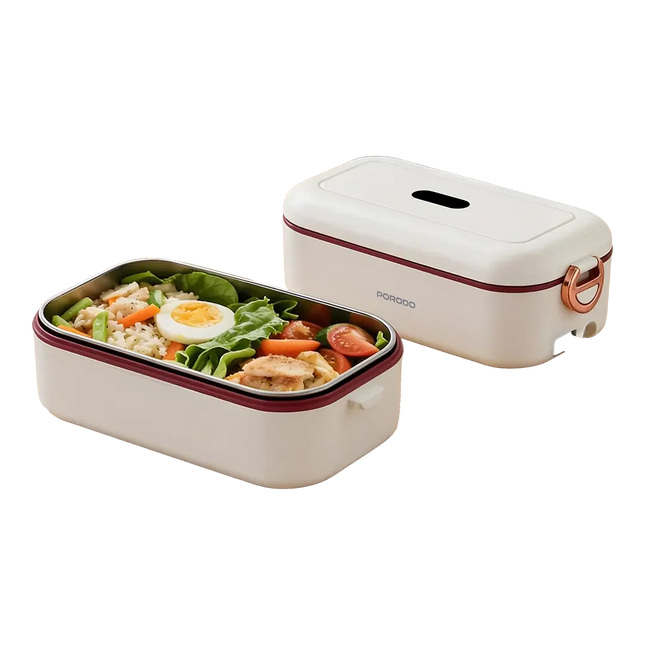 Porodo Lunchmate Dual Mode Electric Lunch Box White