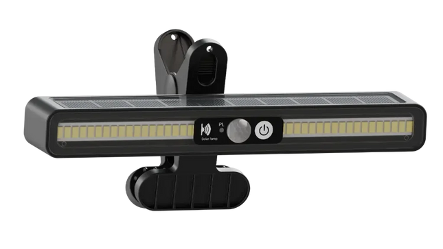 Porodo MARS OUTDOOR SOLAR SENSOR LIGHT Built-in Motion Sensor Black
