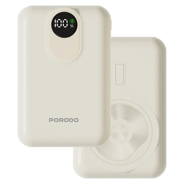 Porodo Magnex 20000mAh Magsafe Power Bank White