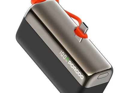 Porodo Pocket Volt 10000 mAh Power Bank Black