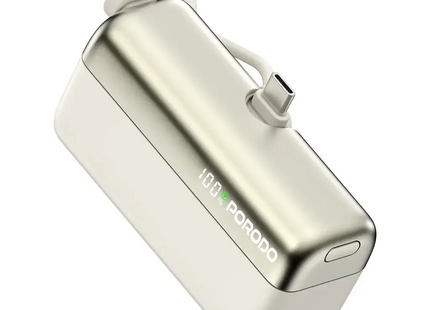 Porodo Pocket Volt 10000 mAh Power Bank White