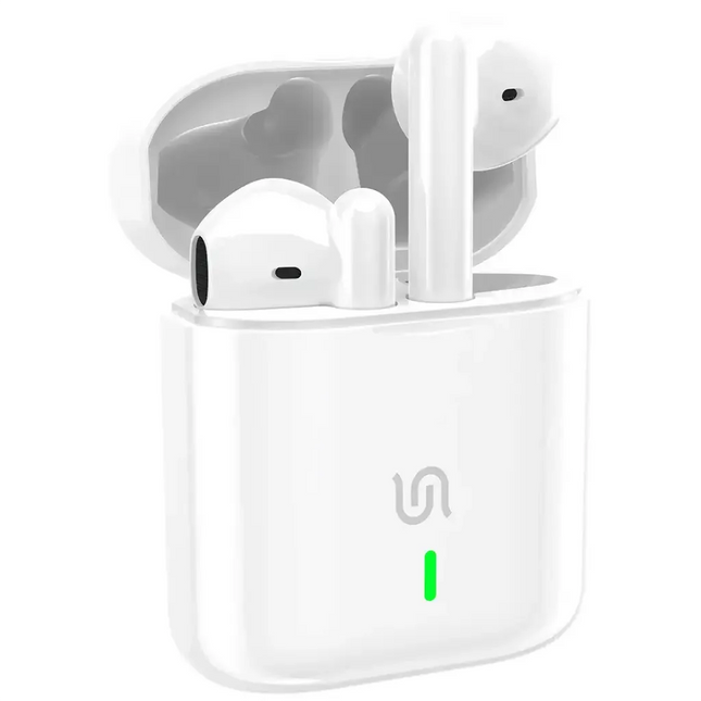 Porodo Popwave True Wireless Deep Bass Earbuds White