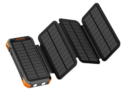 Porodo Power Bank PB070 20000mAh 4-Panel Solar Black