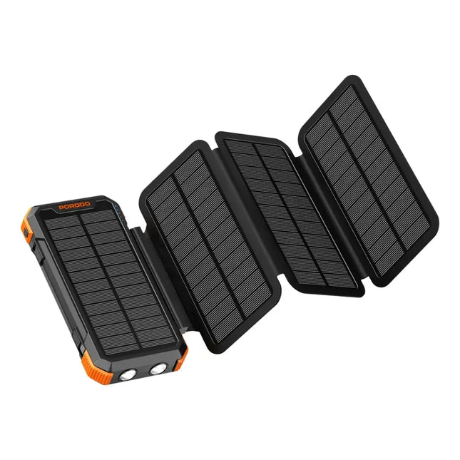 Porodo Power Bank PB070 20000mAh 4-Panel Solar Black