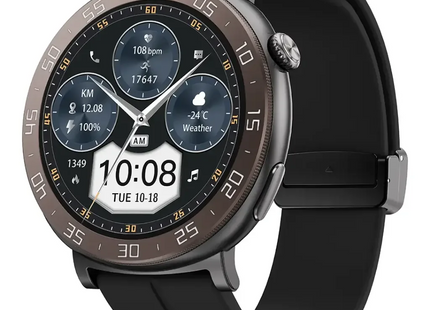 Porodo Salud 1.43" Screen Display Smartwatch Black
