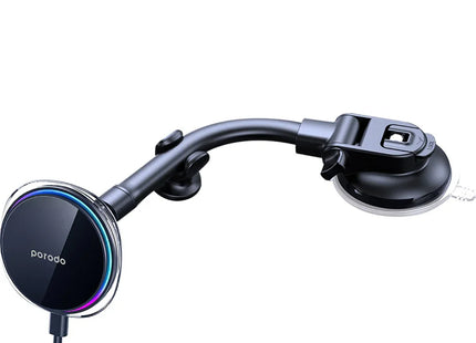 Porodo Semiconductor Cooling Magsafe Charging Mount Windshield & Dashboard Black