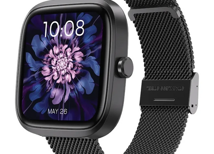Porodo Skwer Smart Watch Black
