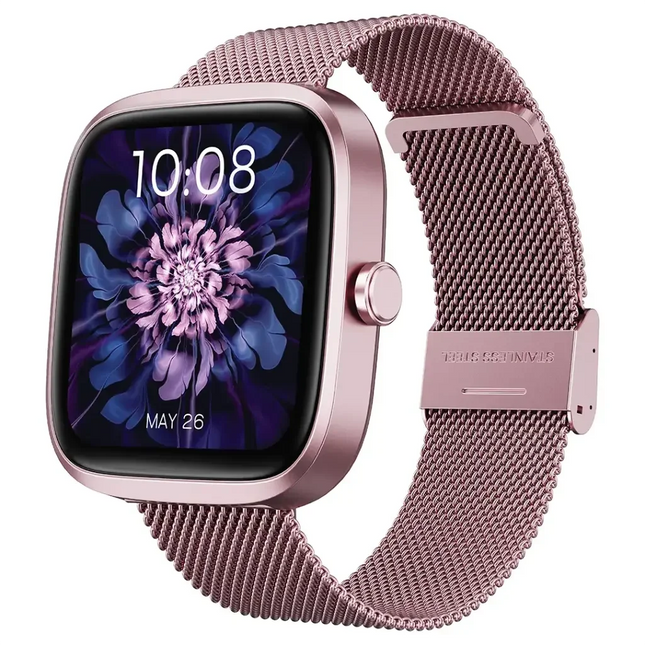 Porodo Skwer Smart Watch Pink