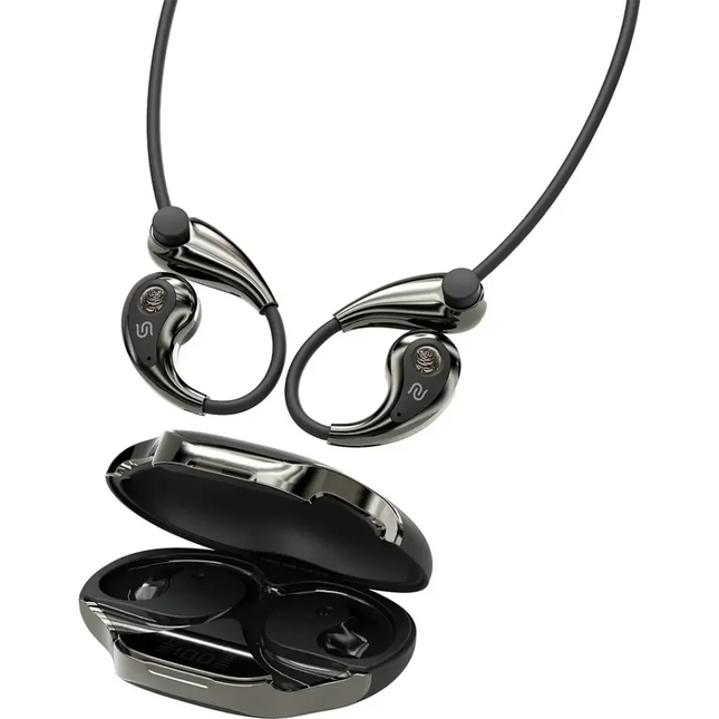 Porodo Soundtec Bella Open-Ear Wireless Earbuds Black