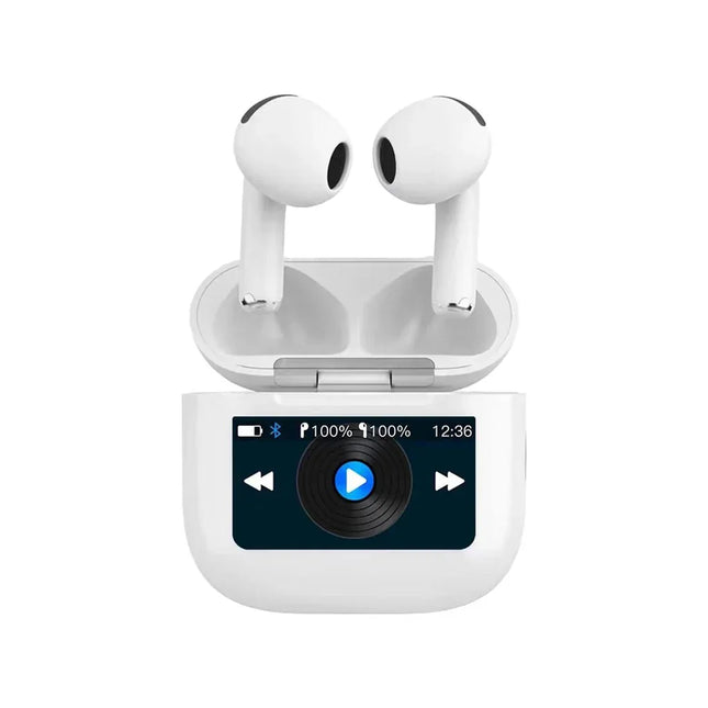 Porodo Soundtec Glimpse Touch Display TWS White