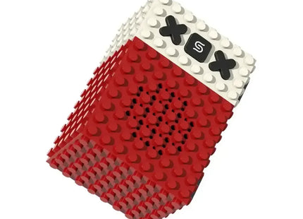 Porodo Soundtec MiniBlock Portable Stereo Speaker Red