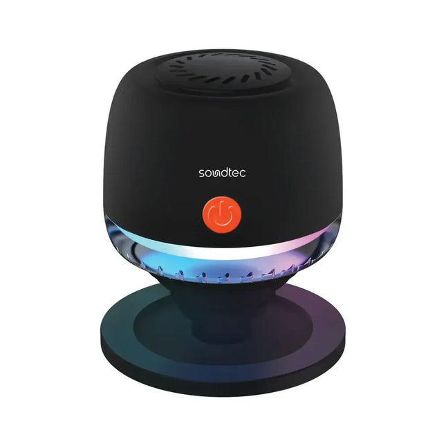 Porodo Soundtec Snap Vibe Magnetic RGB Mini Speaker Black
