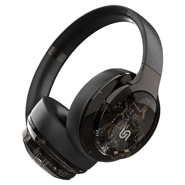 Porodo Soundtec Soho Active Noise Cancellation Headphone Black
