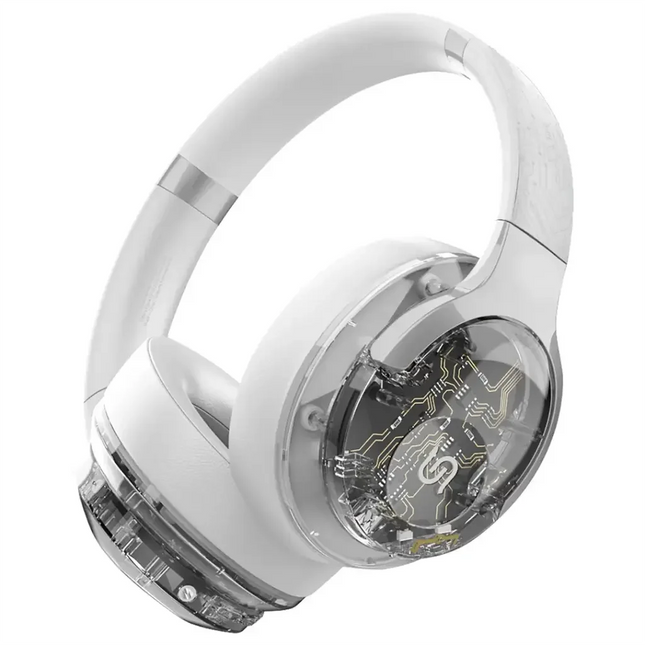 Porodo Soundtec Soho Active Noise Cancellation Headphone White