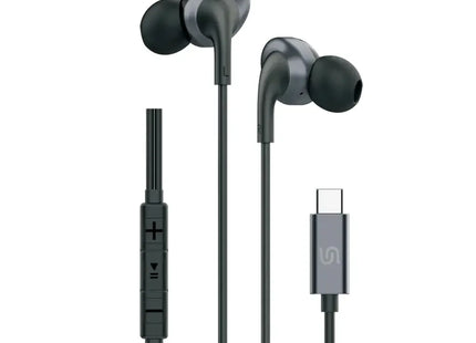 Porodo Soundtec Stereo Earphones Black
