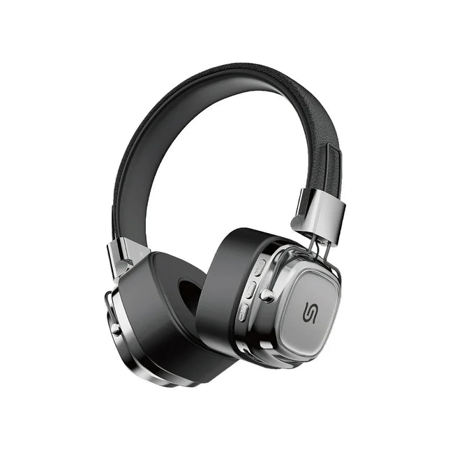 Porodo Soundtec Vintage Wireless ENC Headphone Black/Silver