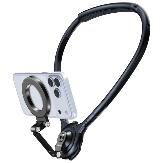Porodo Stance Neck-Mounted Phone Holder Black