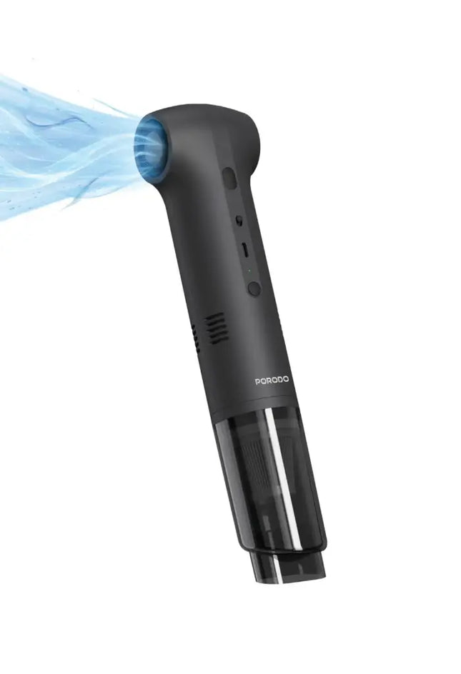 Porodo Tornado Dual Car Vacuum Cleaner & Blower Black