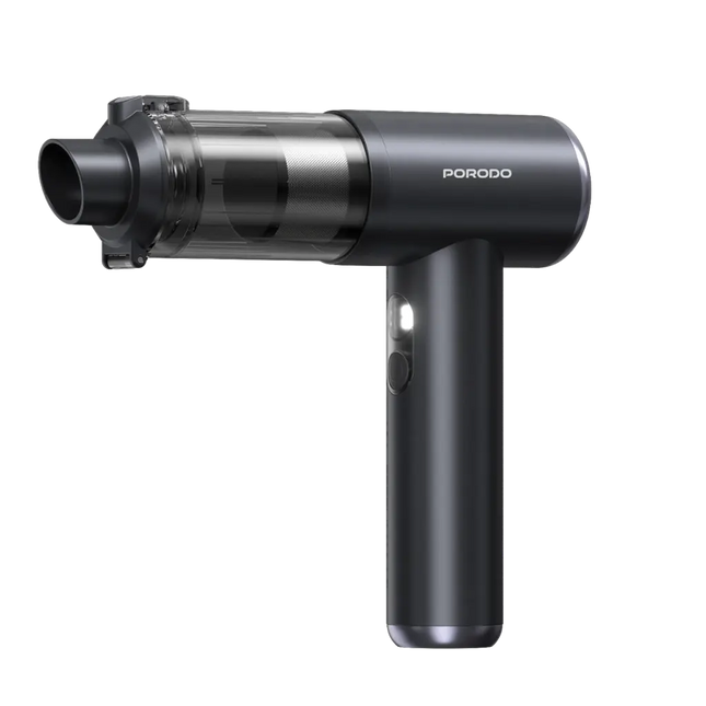 Porodo Tornado Pro Air Duster & Vacuum Cleaner With Detachable Nozzles Gray