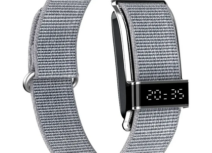 Porodo Trackfit Pro Smart Bracelet Fitness Tracker with Display APP Silver