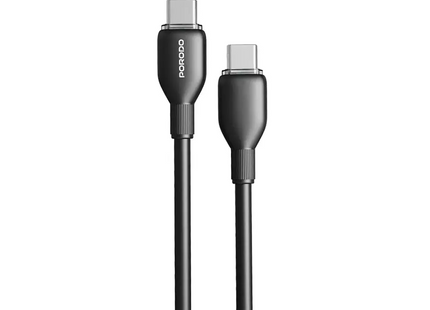 Porodo USB-C to USB-C Fast Charging & Data Cable Black