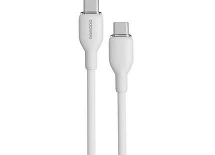 Porodo USB-C to USB-C Fast Charging & Data Cable White