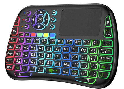 Porodo Universal Keyboard Remote & Mouse Black