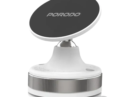 Porodo Vacuseal Smart Suction Magnetic Phone Mount White