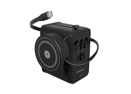 Porodo Voyage Universal Travel Adapter Black