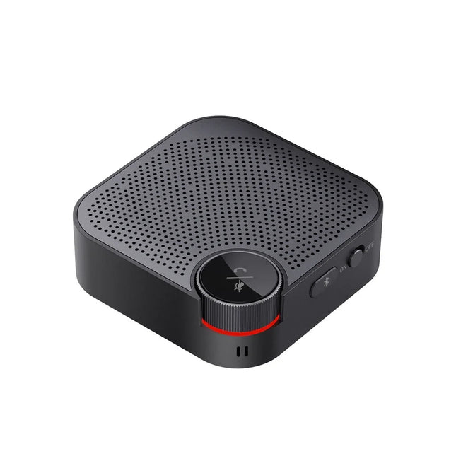 Porodo Wireless Conference Speaker Omni-Directional Audio Pickup Black