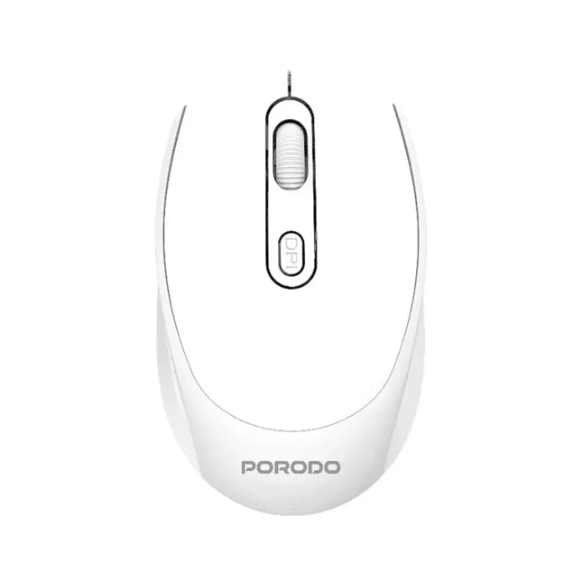 Porodo Wireless Mouse White