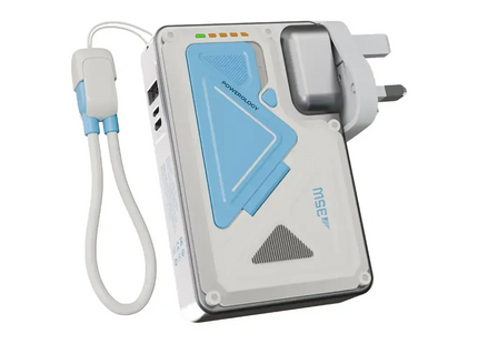 Powerology 10000mAh Wall Charger Magsafe Power Bank White