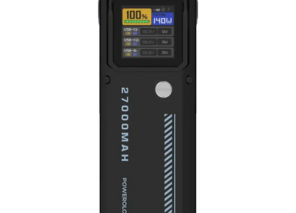Powerology 27000mAh Smart Display Power Bank