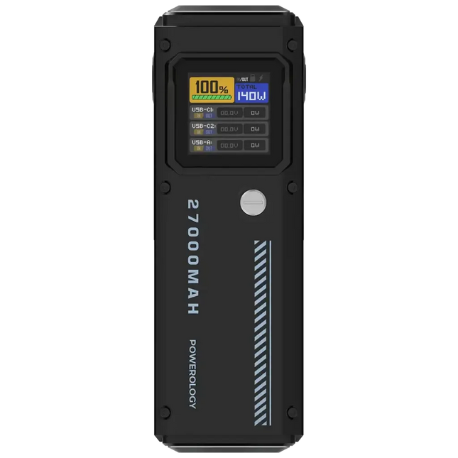 Powerology 27000mAh Smart Display Power Bank