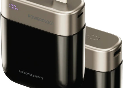 Powerology Legacy 10000mAh Power Bank Black