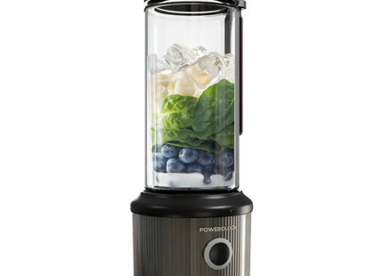 Powerology Press & Refresh Portable Blender Black