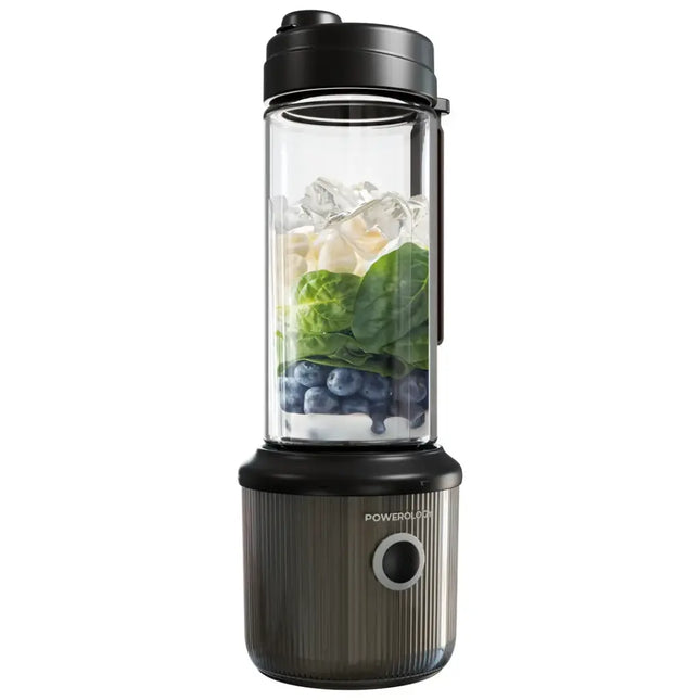 Powerology Press & Refresh Portable Blender Black