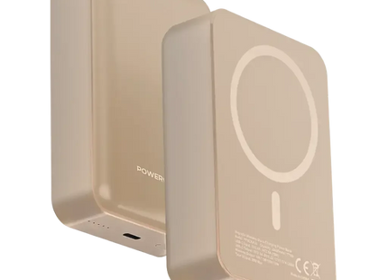 Powerology Spetano 20000mAh Magsafe Aluminum Power Bank PD 20W Desert  Titanium