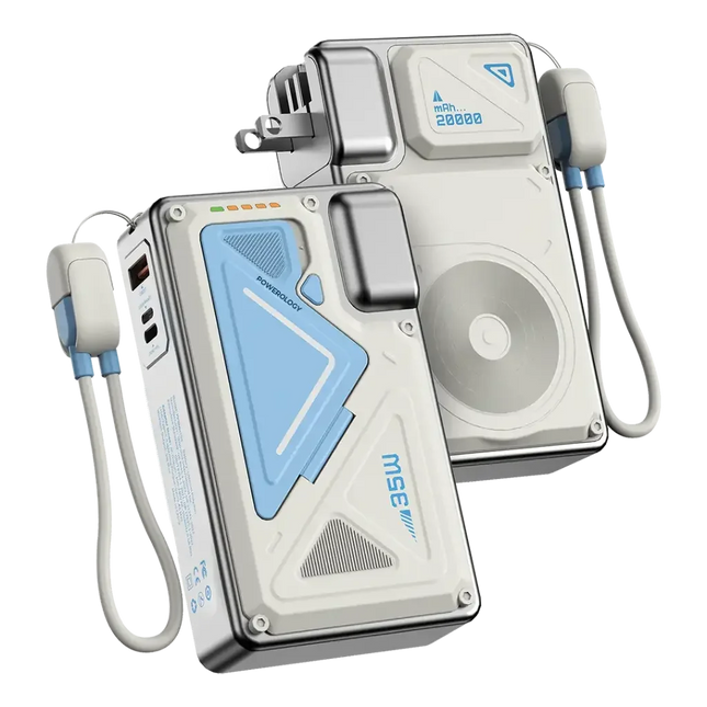 Powerology Wall Charger MagSafe Power Bank 20000mAh PD 35W White