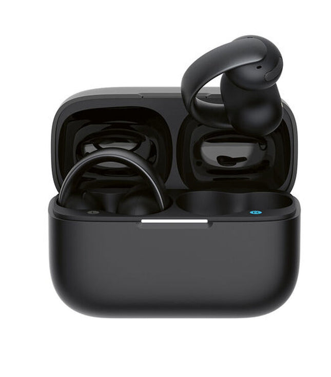 Soundcore AeroClip Open-Ear Clip-On Earbuds with Adaptive Comfort Black